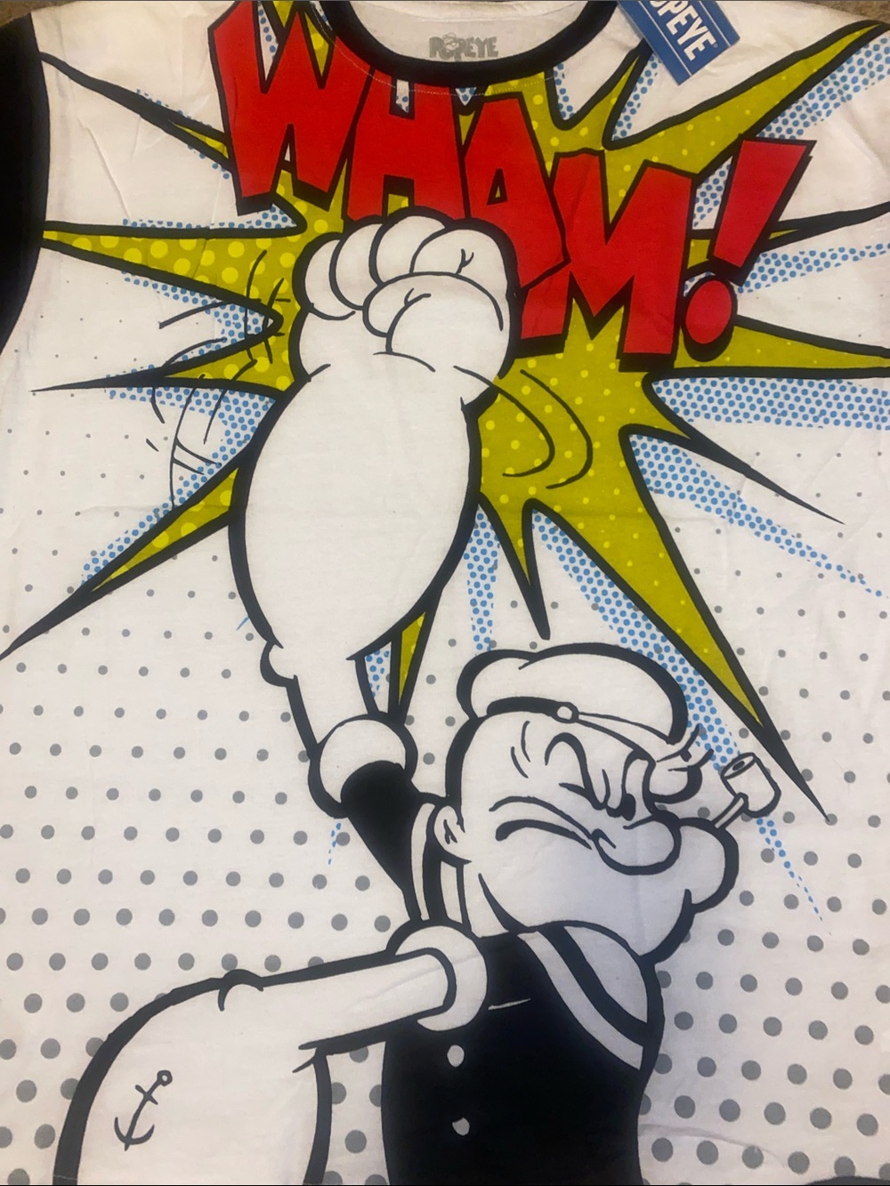 Basico Popeye “BAM!” Graphic T-Shirt | Men’s XL | NWT Comic Tee 💥 💥 - Picture 3 of 6